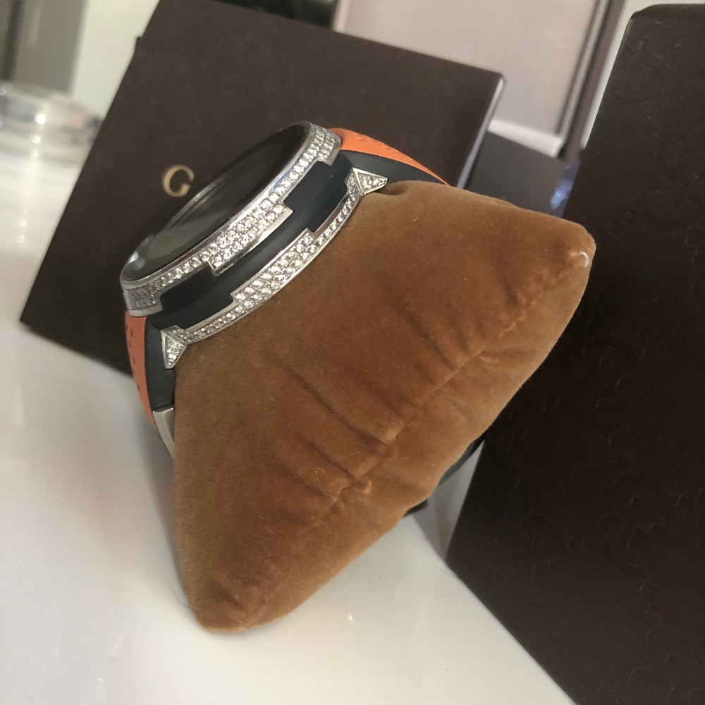 Authentic diamonds Gucci Sport XL watch